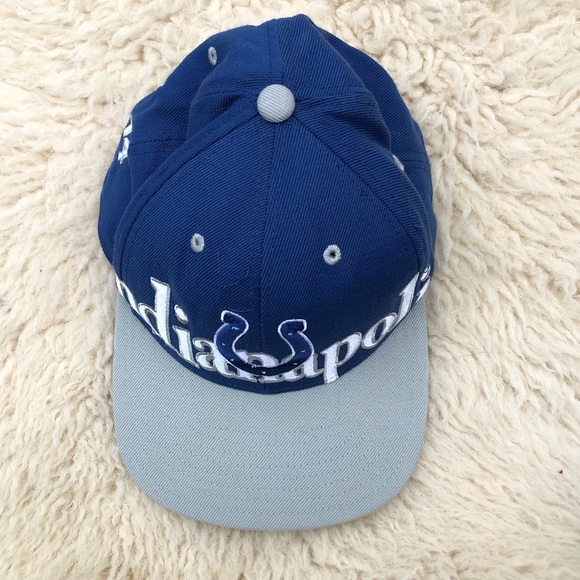 NFL • Indianapolis Colts SnapBack Trucker Hat Blue - Picture 7 of 11